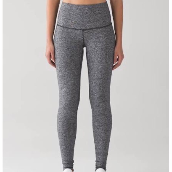 lululemon athletica Pants - wunder under leggings 25” grey